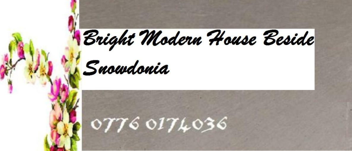 Bright Modern House Beside Snowdonia Llanfairfechan Exterior foto